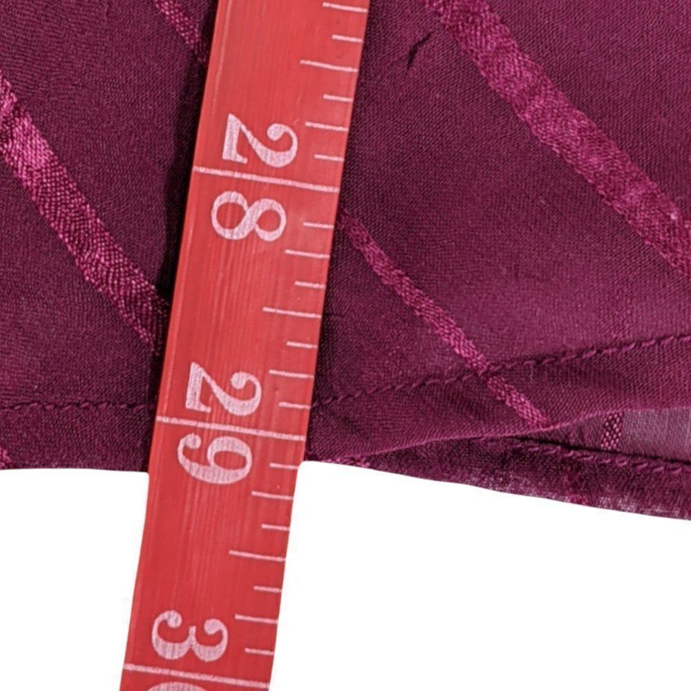 Club "Z" Collection Purple Sheer Blouse - Picture 5 of 8